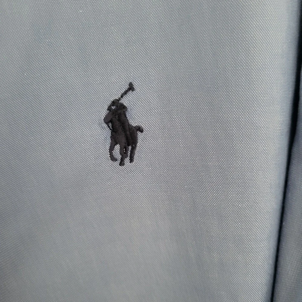 Polo Ralph Lauren Men 17 34/35 Yarmouth‎ Cotton Blue Pinpoint Oxford Shirt